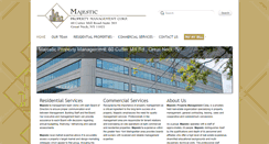 Desktop Screenshot of majesticpropertymgt.com